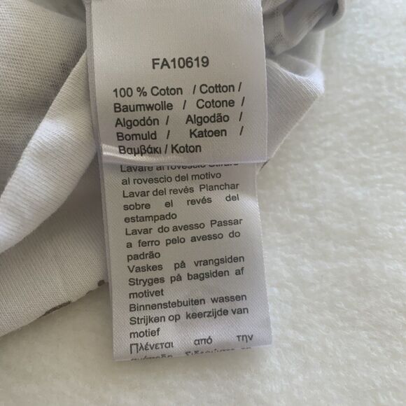 Lacoste X Keith Haring Unisex Shirt Size Large White Black Design Alligator Logo - Picture 7 of 10